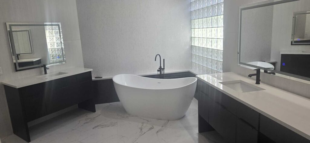 Bathroom Water Damage Restoration and Remodel in Boca Raton, FL